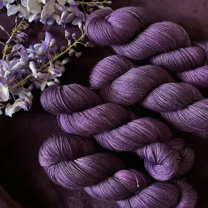 merynos SW fingering couleur figue