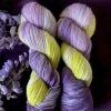 mérinos teint à la main variegated violet